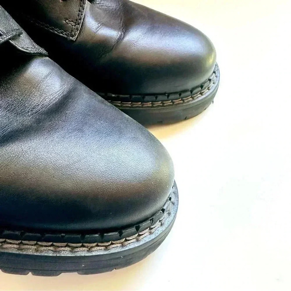 Sam Edelman Lex Combat Leather Military Zip Boots - Picture 7 of 10